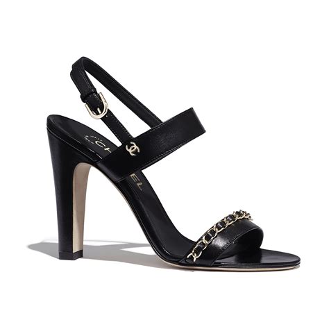 chanel shoes sandal|Chanel high heel sandals.